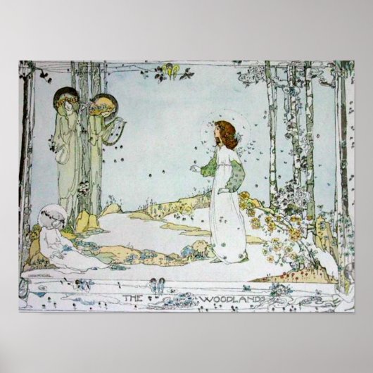 Jessie M. King - The Woodland Poster ポスター (正面)