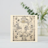 Jessie Marion Kingによるヴィンテージクリスマスグリーティング シーズンカード (スタンド正面)