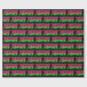 Jessie Vorname Name Graffiti red green ラッピングペーパー (フラット)