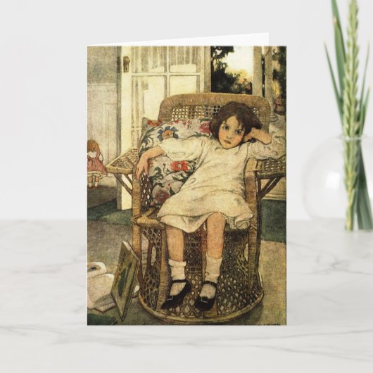 Jessie Wilcoxスミスのイラストレーション-カード カード (正面)