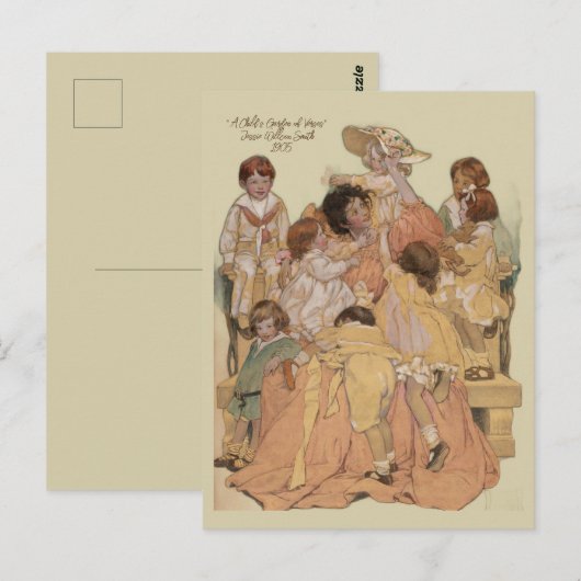 Jessie Wilcox Smith "A Child's Garden of Verses" ポストカード (正面/裏面)