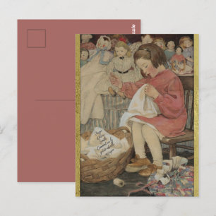 Jessie Wilcox Smith Comment va la Petite Abeille ポストカード