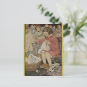 Jessie Wilcox Smith Comment va la Petite Abeille ポストカード (スタンド正面)