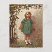 Jessie Wilcox Smith "Lucretia" Little Girl ポストカード (正面)