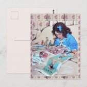 Jessie Wilcox Smith Paper Dolls ポストカード (正面/裏面)
