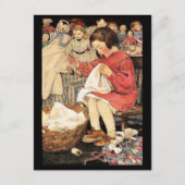 Jessie Wilcox Smith "The Little Busy Bee" ポストカード (正面)