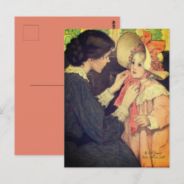 Jessie Wilcox Smith "The Pink Bonnet" ポストカード