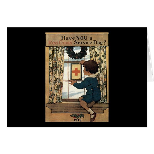 Jessie Willcoxスミスの赤十字サービス旗 (正面横)