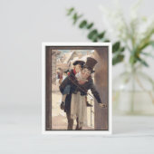 Jessie Willcoxスミス著ヴィンテージのクリスマス シーズンポストカード (スタンド正面)