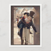 Jessie Willcoxスミス著ヴィンテージのクリスマス シーズンポストカード (正面)