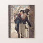 Jessie Willcoxスミス著ヴィンテージのクリスマス ジグソーパズル (縦)