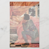 Jessie Willcoxスミス著ヴィンテージの眠れる森の美女 便箋 (正面)