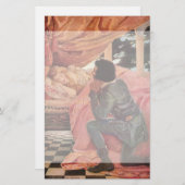 Jessie Willcoxスミス著ヴィンテージの眠れる森の美女 便箋 (正面/裏面)