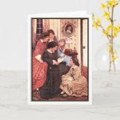 Jessie Willcoxスミス-小さい女性の新刊書スキャン カード (黄色い花)