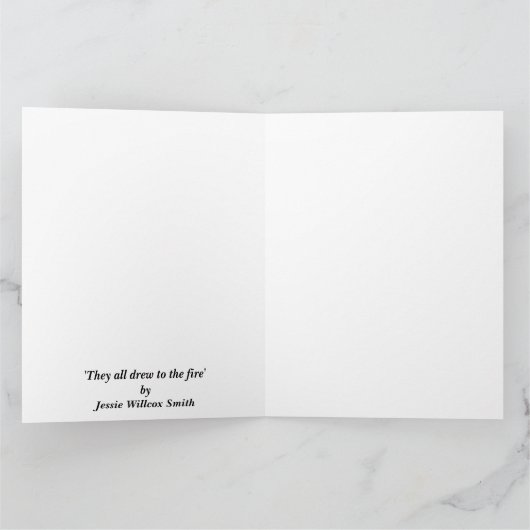 Jessie Willcoxスミス-小さい女性 カード (内部)