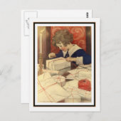 Jessie Willcox Smithによるチャイルドラッピングプレゼント ポストカード (正面/裏面)