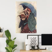 Jessie Willcox Smith – ジョー教授とバイエル教授 ポスター (ホームオフィス)