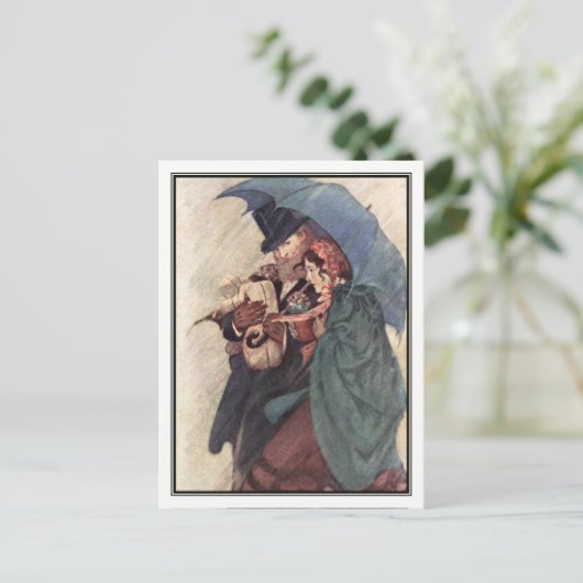 Jessie Willcox Smith – ジョー教授とバイエル教授 ポストカード (スタンド正面)