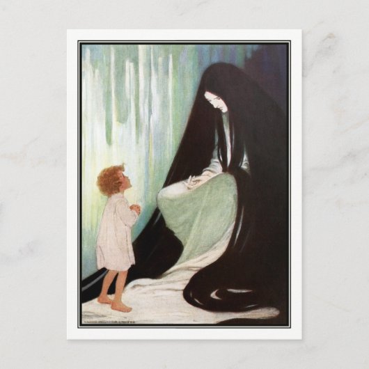 Jessie Willcox Smith – ダイヤモンドと北風 ポストカード (正面)