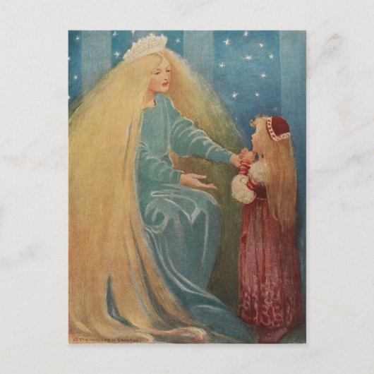 Jessie Willcox Smith -プリンセスとゴブリン ポストカード (正面)