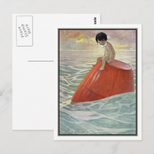 Jessie Willcox Smith – 水ベビー ポストカード (正面/裏面)