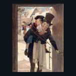 Jessie Willcox Smith - Tiny Tim on Christmas Day ポスター<br><div class="desc">An original painting of 'Tiny Tim and Bob Cratchit on Christmas Day' (A Christmas Carol) by Jessie Willcox Smith,  reproduced in 'Dickens's Children' (1912).</div>