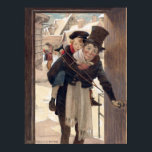 Jessie Willcox Smith - Tiny Tim on Christmas Day ポスター<br><div class="desc">An original painting of 'Tiny Tim and Bob Cratchit on Christmas Day' (A Christmas Carol) by Jessie Willcox Smith,  reproduced in 'Dickens's Children' (1912).</div>
