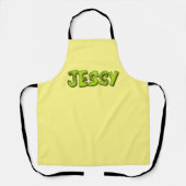 Jessy Name Kiwi Design Küchenschürze Schürze エプロン (正面)