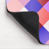 'Jester' – 印象的な多色血小板パターン マウスパッド (コーナー)