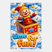 Jester celebration アクリルサイン (正面)