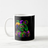 Jester Saying Six Seven 67 6 7 Meme Mardi Gras Fat コーヒーマグカップ (左)