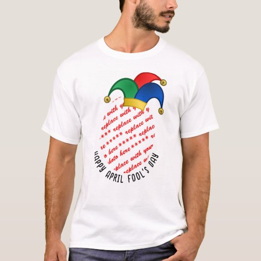 Jesters Hat April Fool's Day Photo  Tシャツ (正面)