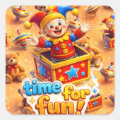 Jesters toybox スクエアシール (正面)