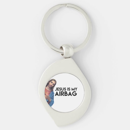 Jesuis is my Airbag キーホルダー (正面)