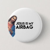 Jesuis is my Airbag 缶バッジ (正面)