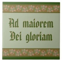 Jesuit Motto by St Ignatius Loyola （BK 50；ラテン）