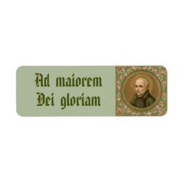 Jesuit Motto by St Ignatius Loyola （BK 50；ラテン） ラベル