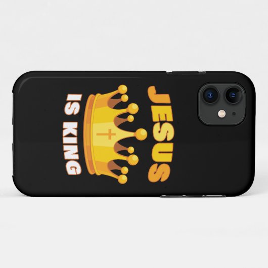 JESUSは王である – 子供と家族クリスチャンの信仰 Case-Mate iPhoneケース (裏面(横))