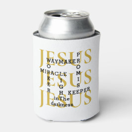 JESUSウェイメイカー・モノグラム・クリスチャン 缶クーラー