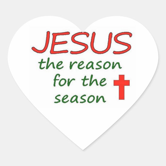 JESUSシーズンの理由 ハートシール (正面)