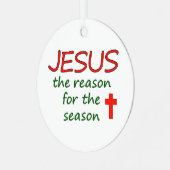 JESUSシーズンの理由 メタルオーナメント (正面左)