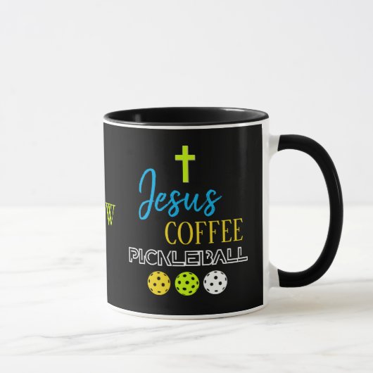 JESUSスタイリッシュコーヒーピックボール マグカップ (右)