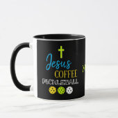 JESUSスタイリッシュコーヒーピックボール マグカップ (左)