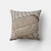 JESUS刺繍装飾用クッション- 3Dベジ描写ュー クッション (裏面)