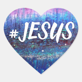 #JESUS |クリスチャンハートシール ハートシール