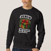 JESUS - クリスマス (エディション2) スウェットシャツ (正面)