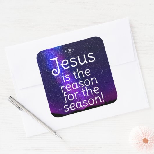 Jesus スクエアシール (封筒)