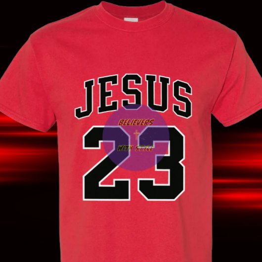 JESUS - スポーツ 23 - キリスト教 Tシャツ
