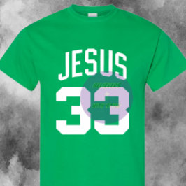 JESUS - スポーツ 33 - キリスト教 Tシャツ