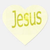 Jesus ハートシール (正面)